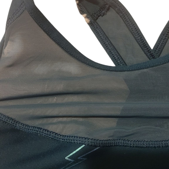 Old Navy Active Women's Lightning Bolt Sports Bra Size L - Picture 2 of 4